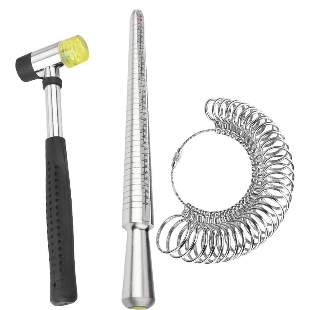 SDSLD Ring Mandrel Metal Sizer Measuring Tool ring sizer measuring tool