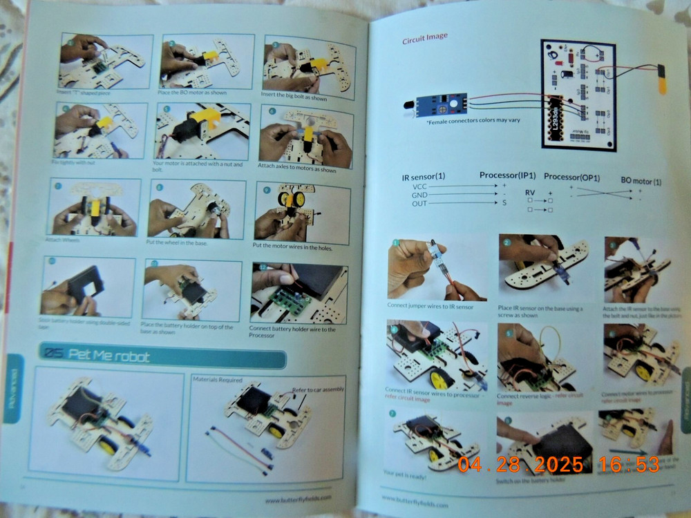 Butterfly Edufields Stem Electronics Robotics 10 Projects