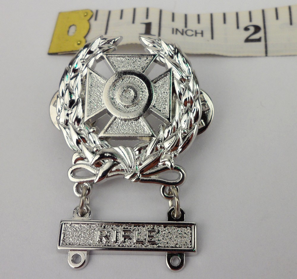 US ARMY EXPERT MARKSMAN QUALIFICATION BADGE INSIGNIA