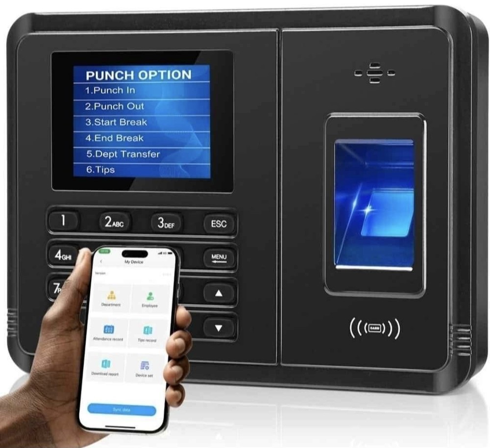 📌 Fingerprint / Card / Code Time Clock Attendance System – $120 (Brand New)