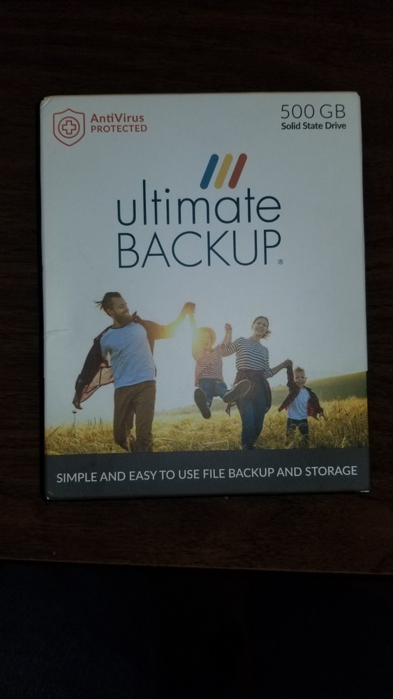 Ultimate Backup Solid State Drive 500GB  SSD with Anivirus Protection