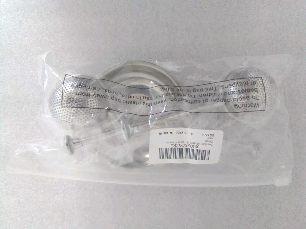 2 Sets Ball-Shape Push Style Tea Infuser Strainer With Plates