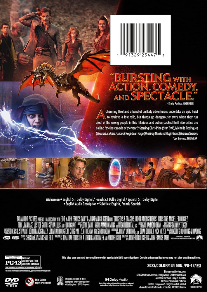 DUNGEONS & DRAGONS: HONOR among THIEVES