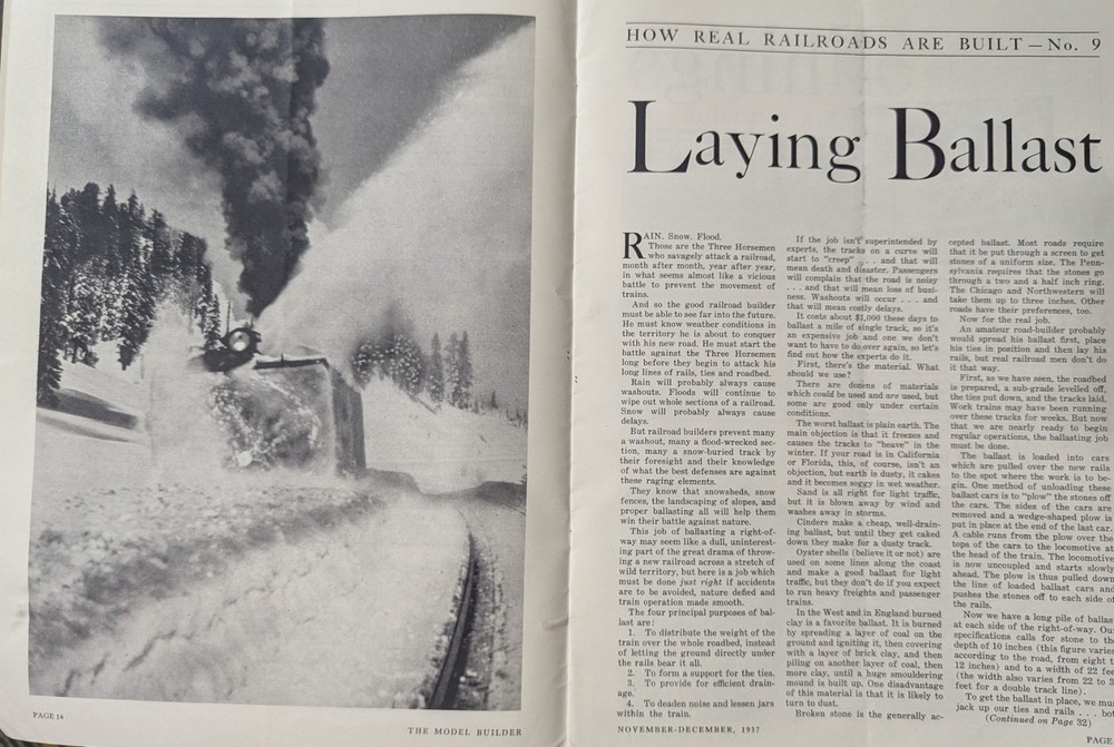 ***VINTAGE 1937 THE MODEL BUILDER MAGAZINE***