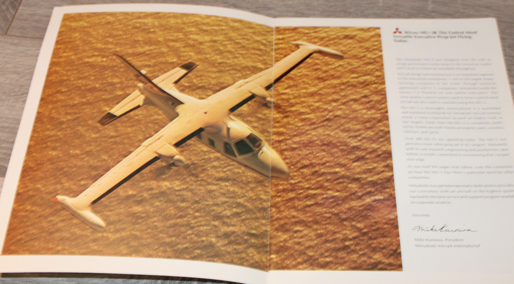 Mitsubishi MU-2K BROCHURE