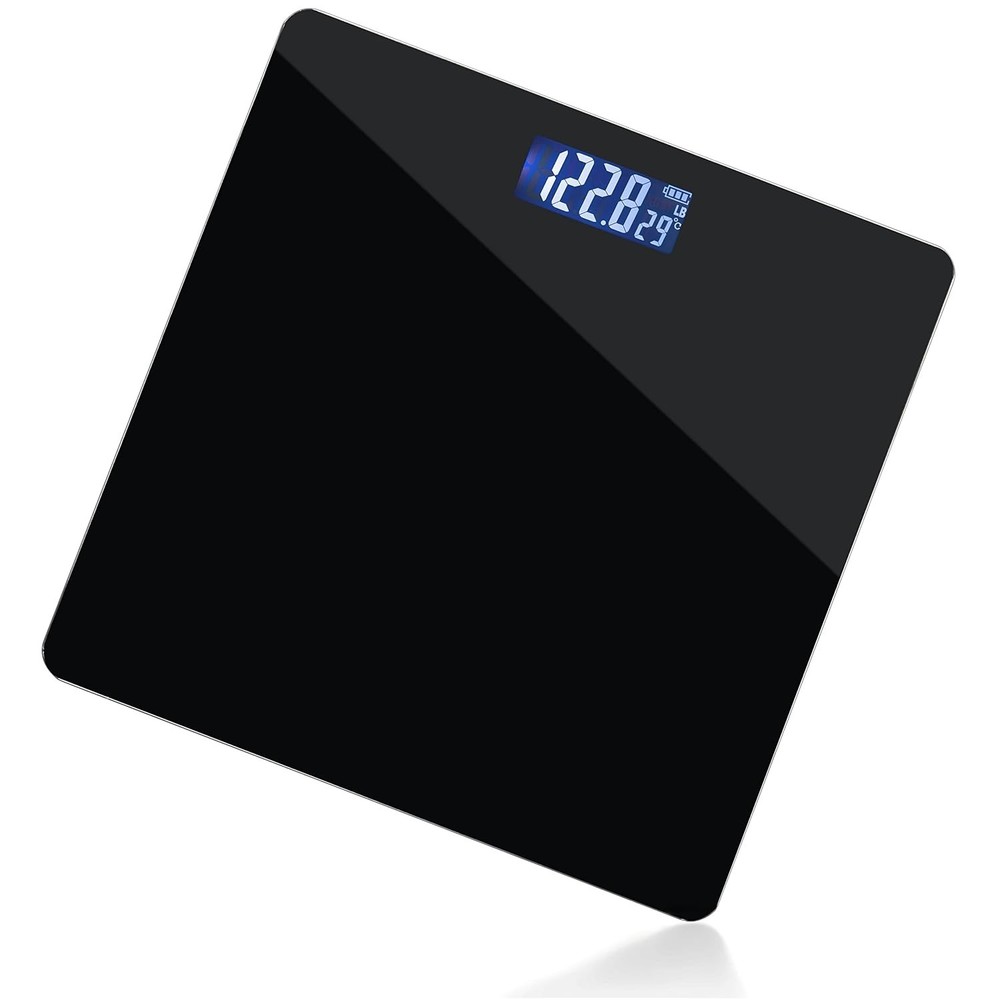 Modern Black Digital Scale with Instant Readings & Multi-Unit Display Options