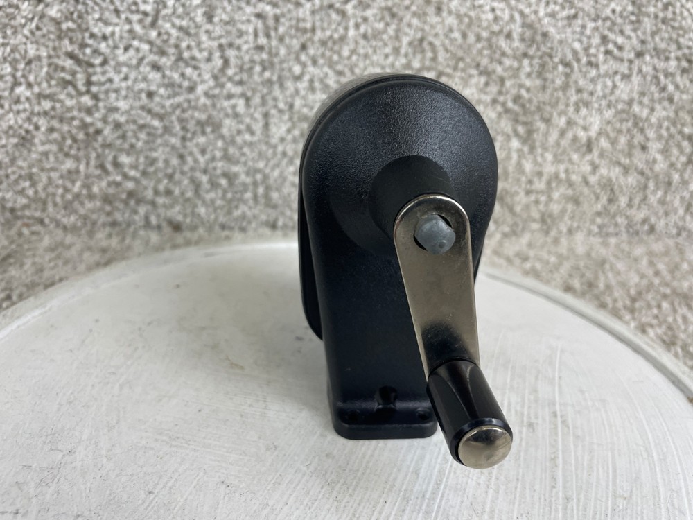 Manual Desk Mount One Hole Pencil Sharpener Black