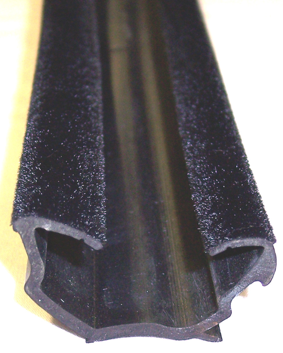 1980-1992 Cadillac Fleetwood & Brougham 4 door front window channel seals, pair