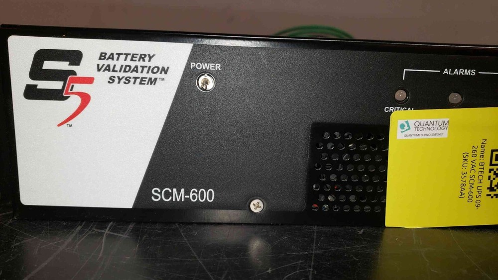 BTECH SCM-600 Battery Validation System (SKU: 3578AA)(3578AA)