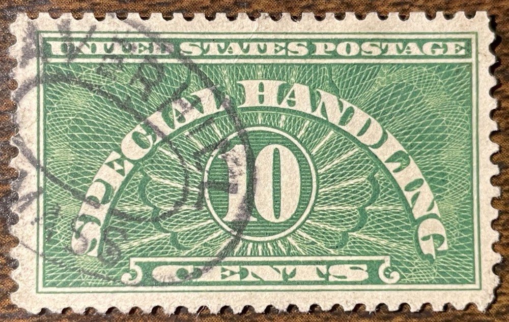 QE1 Ten Cent Special Handling, Used