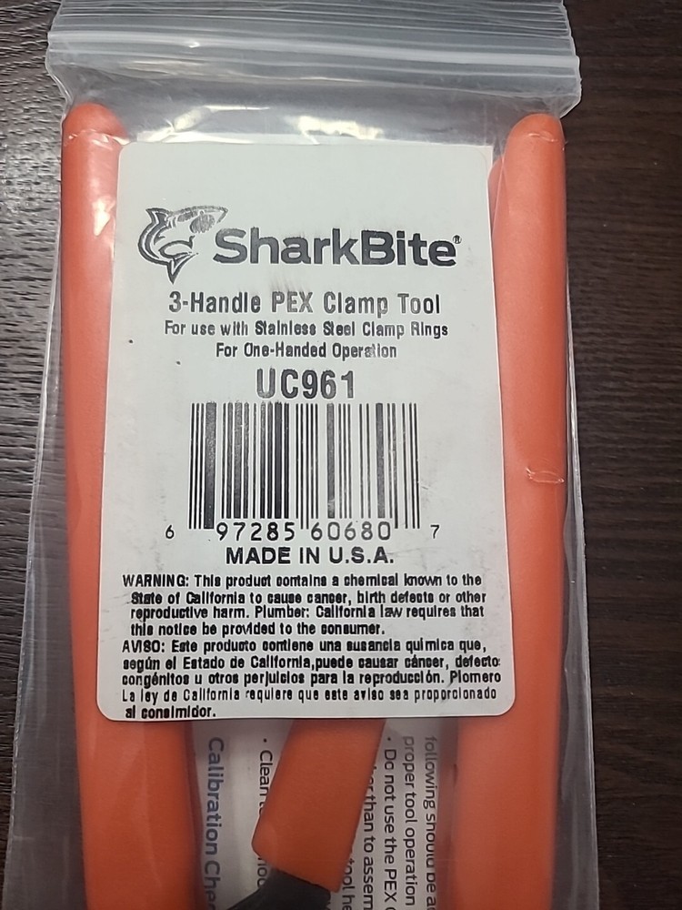 SharkBite 3-Handle PEX Clamp Tool UC961