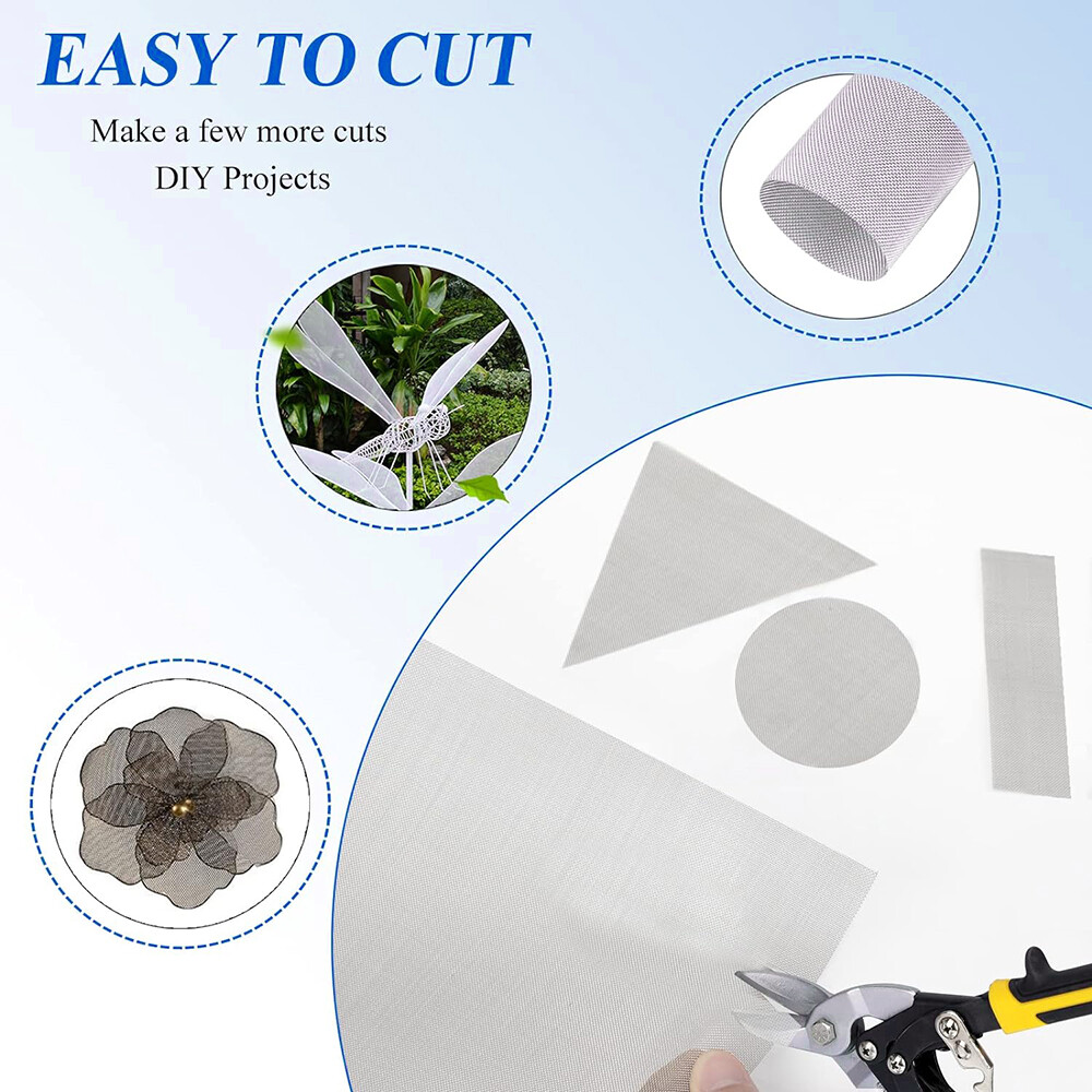 304 Stainlesss steel filter screen 4-500 Mesh Woven Wire Screening Filter Sheet