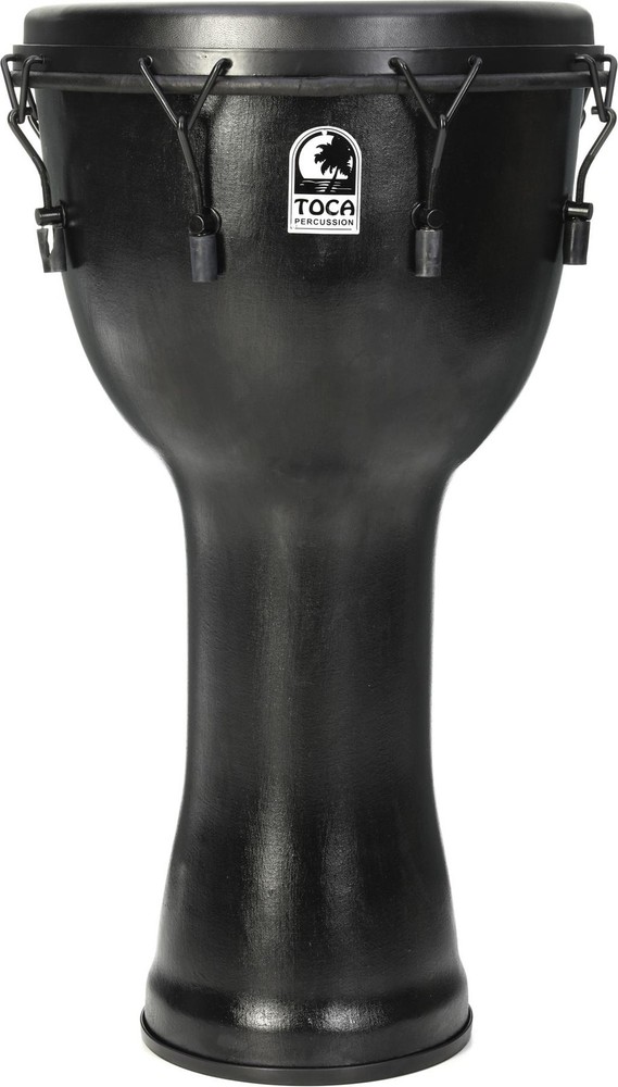Toca Percussion Freestyle Mechanically Tuned Djembe - Black Mamba