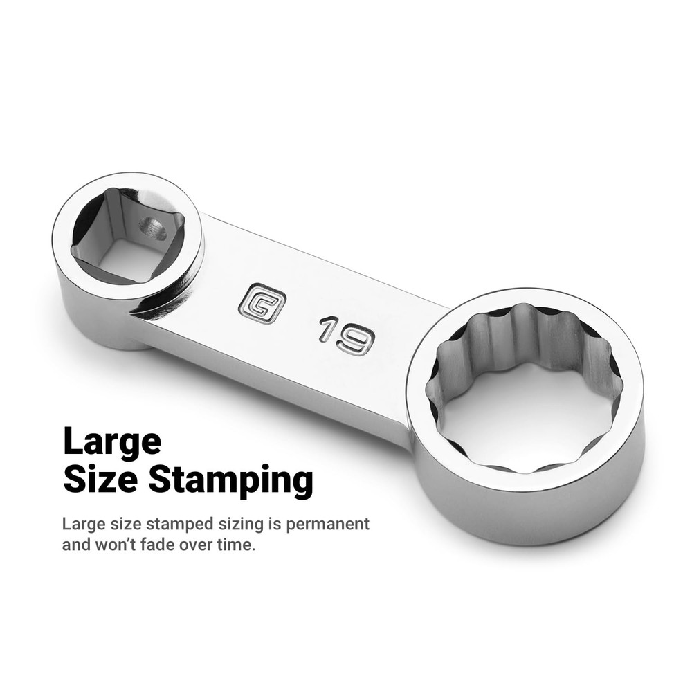 1/2 in. Drive 15 mm Torque Adapter, 12-Point Box End