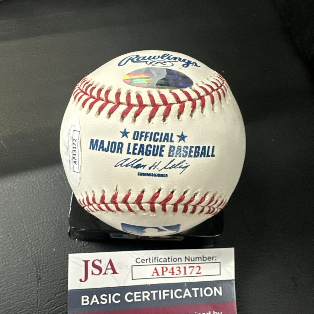 Ty Wiggins on Signed MLB Ball JSA Authenticated