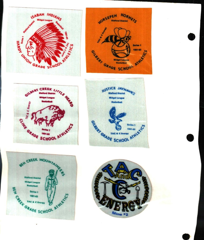 6 DIFFERENT NICE COAL CO. COAL MINING STICKERS # 259