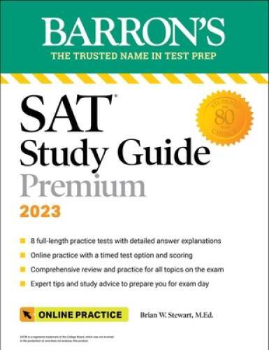 SAT Study Guide Premium, 2023-2024: 7 Practice Tests  Comprehensive Revi - GOOD