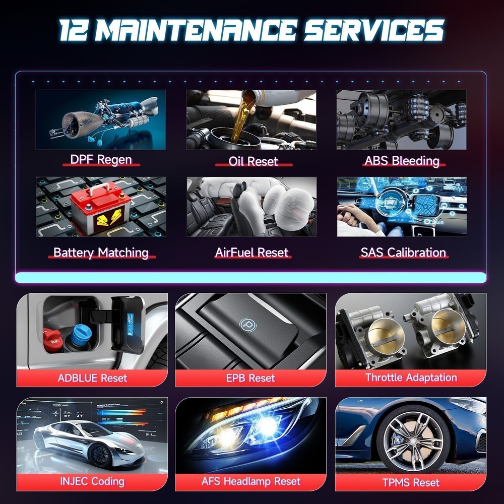Launch CRP129I V3.0 Four System Bidirectional OBD2 Scanner Diagnostic Scan Tool^