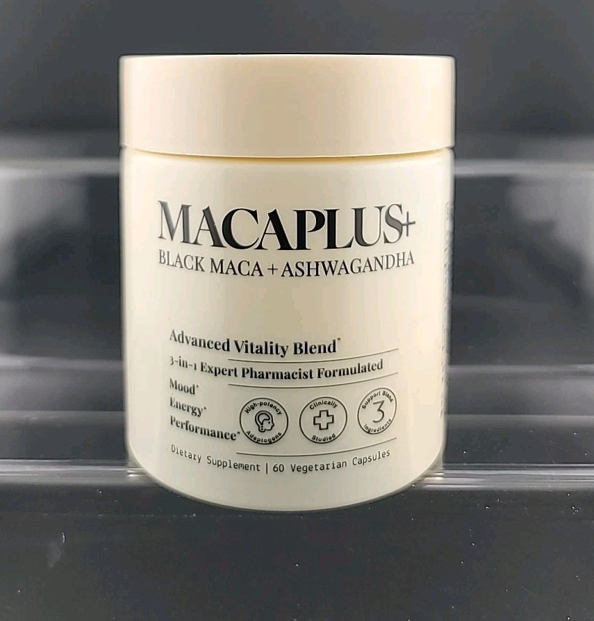 MACAPLUS+ Black Maca Root + Ashwagandha + Fenugreek - #1 Highest Potency...