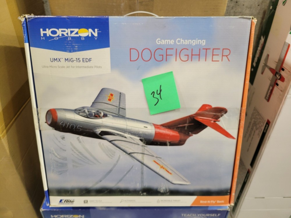 UMX MiG-15 28mm EDF Jet BNF Basic with AS3X and SAFE Select E-flite - EFLU6050