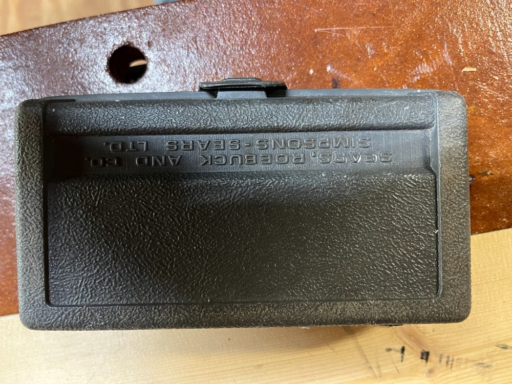 Craftsman Crown Logo Permanex CASE ONLY 1/4" Drive Socket Wrench Set USA READ!