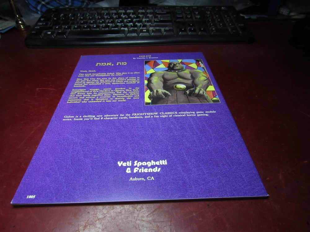 Frightshow Classics: Golem