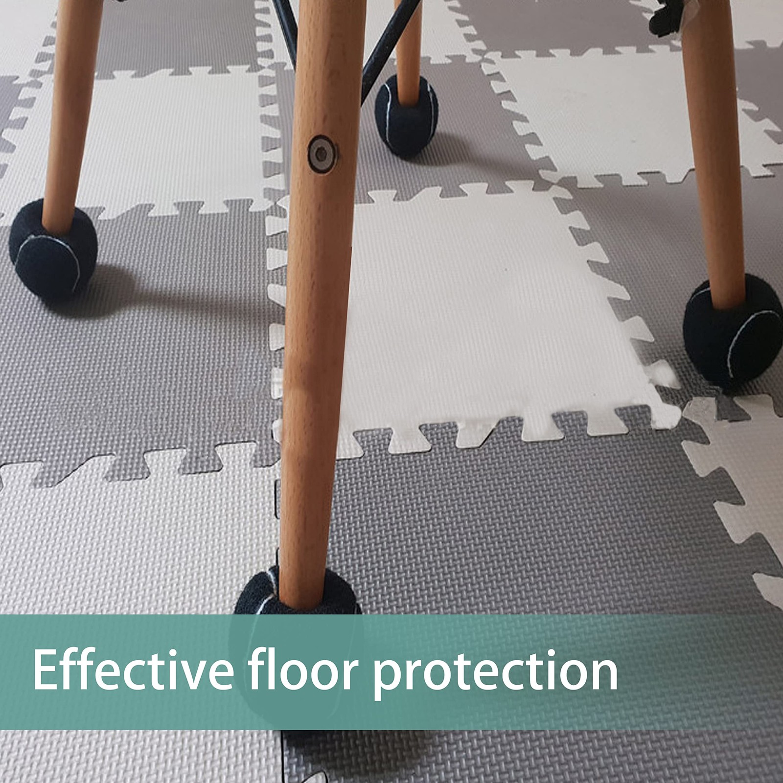 Precut Tennis Balls for Walkers, 4 PCS Heavy Duty Long Lasting Glide Balls - ...