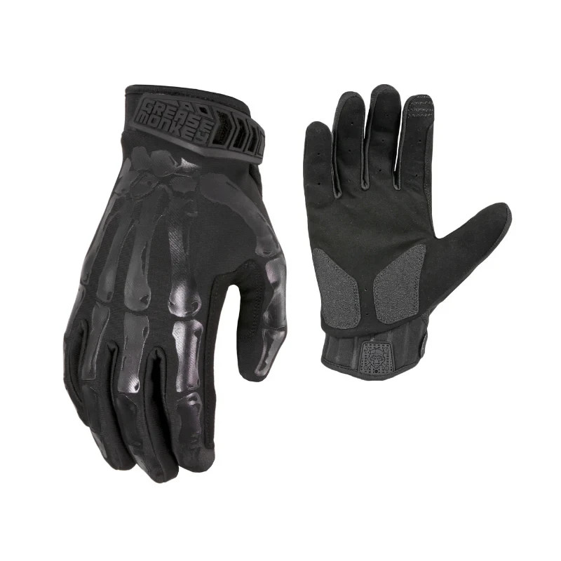 Grease Monkey - Bones Xtreme Mechanic Gloves - Black - Touchscreen Compatible