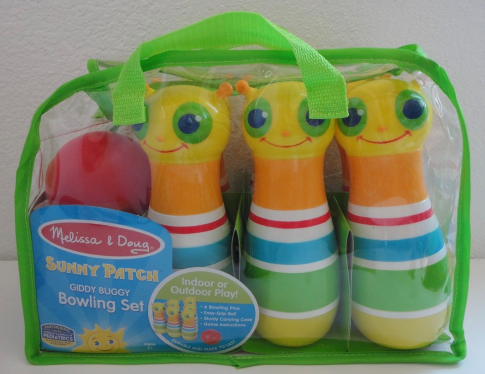 Melissa & Doug Sunny Patch Giddy Buggy Bowling Set Complete