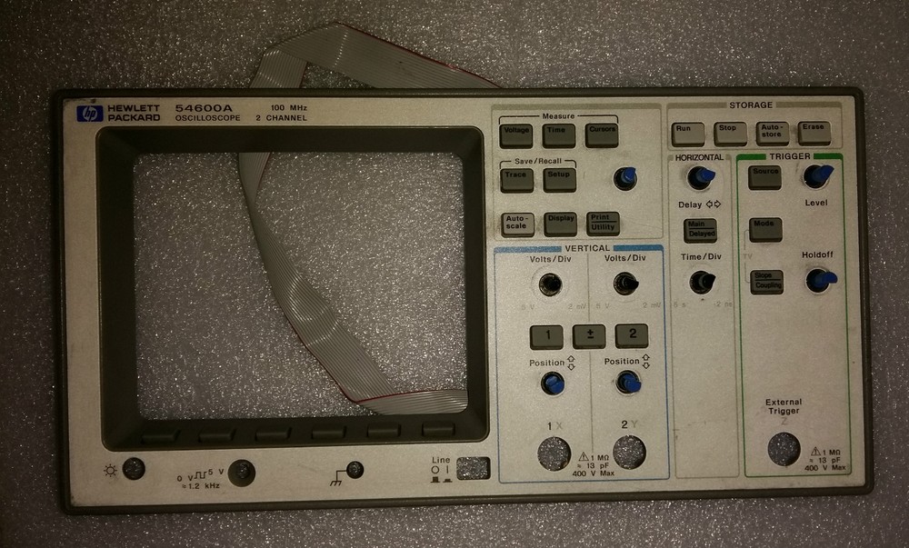 Front Panel  for HP-54600A