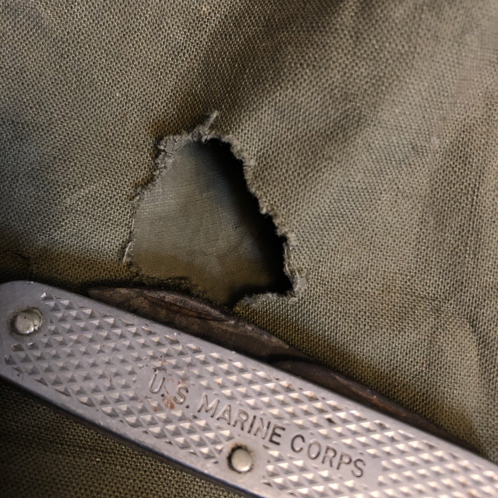 ORIGINAL WWII USGI ARMY USMC USN Rubberized invasion BAG WW2