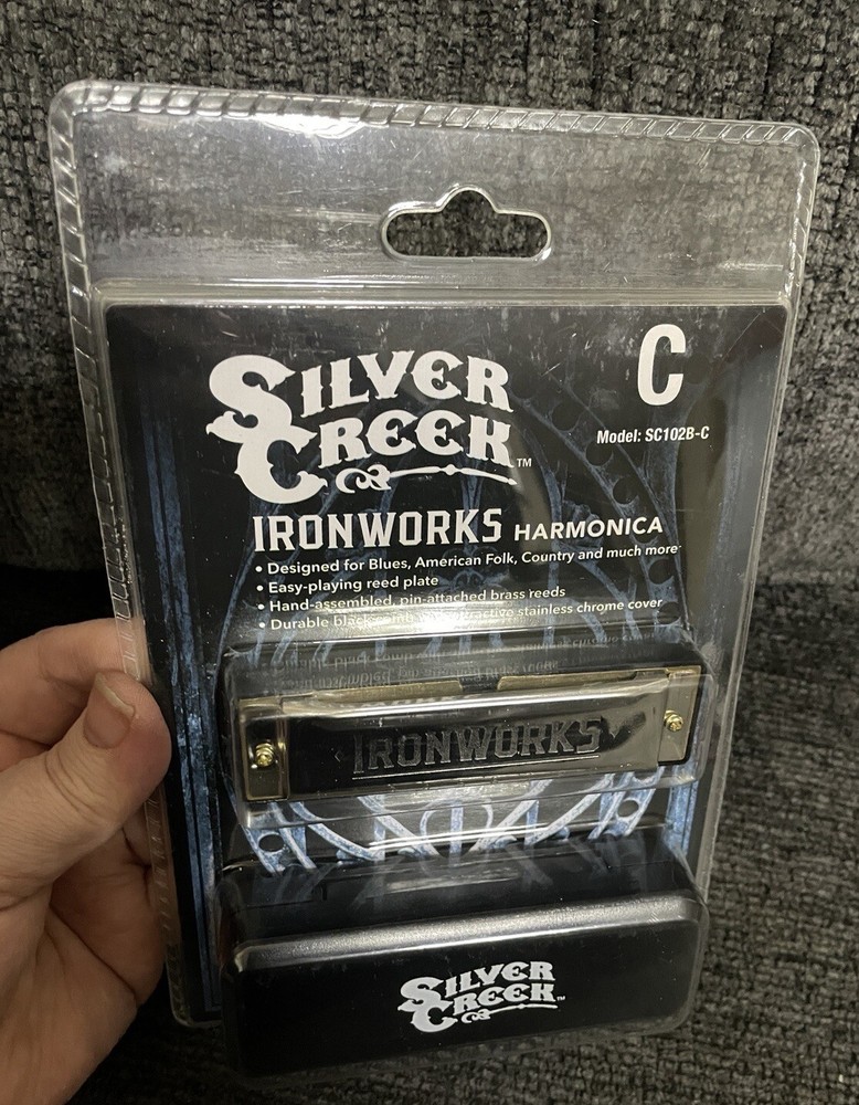 Silver Creek Black Gold Harmonica C new