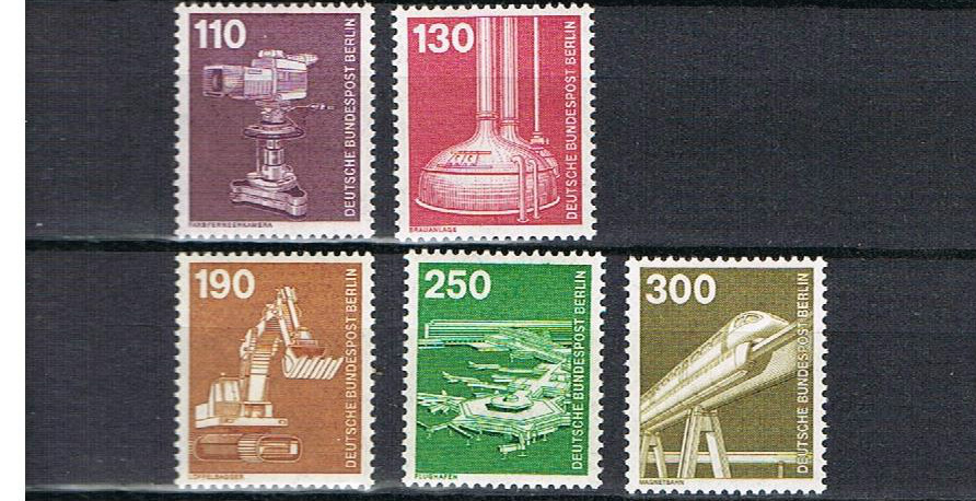 Berlin MiNr. 668 - 672 Postfrisch Industry and Technology