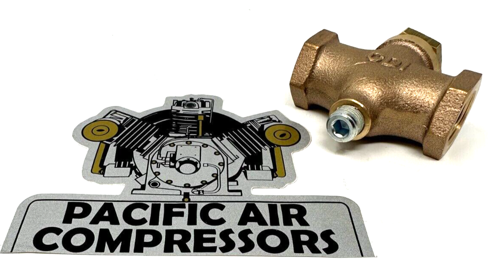 BRASS INLINE CHECK VALVE FOR AIR COMPRESSOR 1/4'' FPT