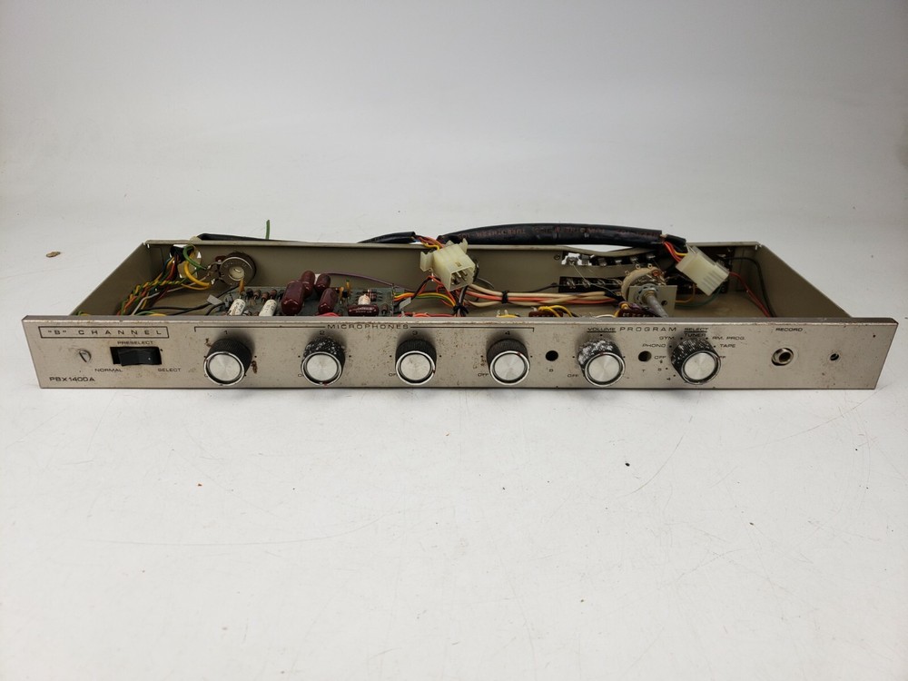 Vintage Rauland PBX1400A Input Mixer Preamplifier Transistor Solid State #2