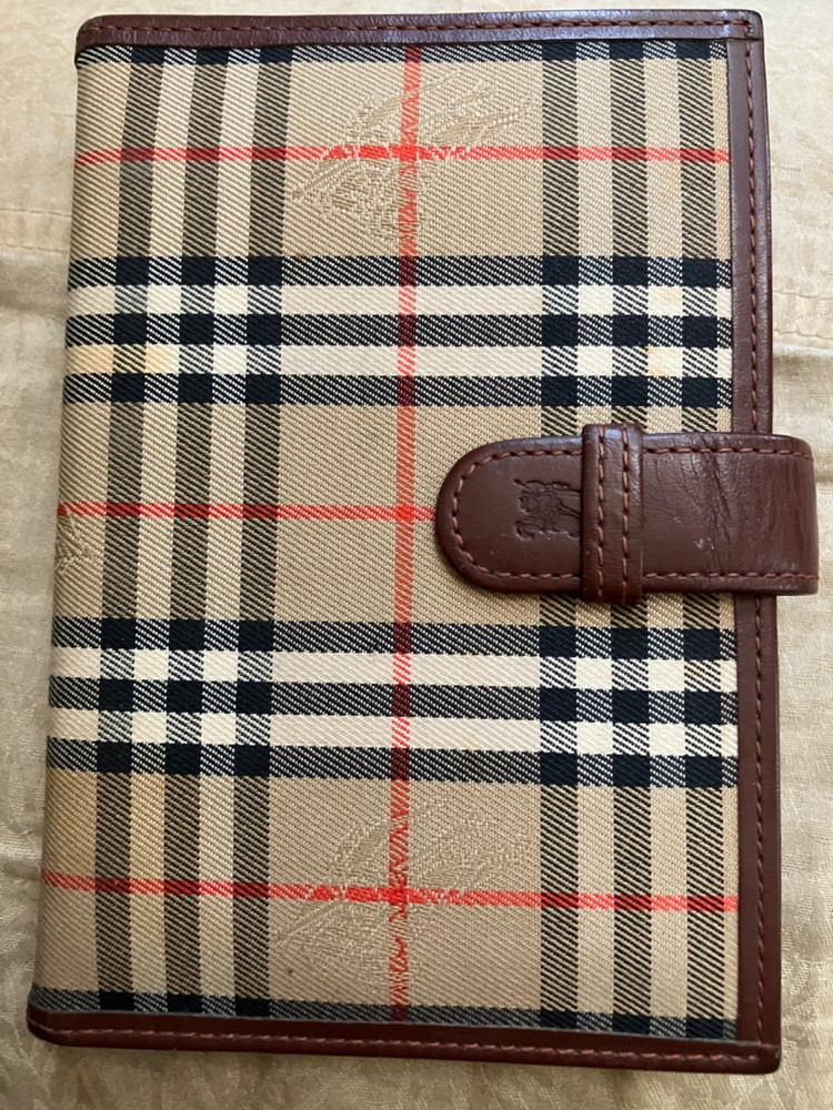 burberry schedule day planner  - leather