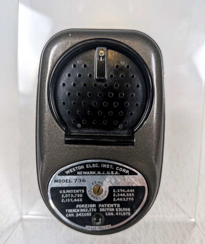 Weston Master II Model 736 Cine Exposure Light Meter - Tested, Nice Condition