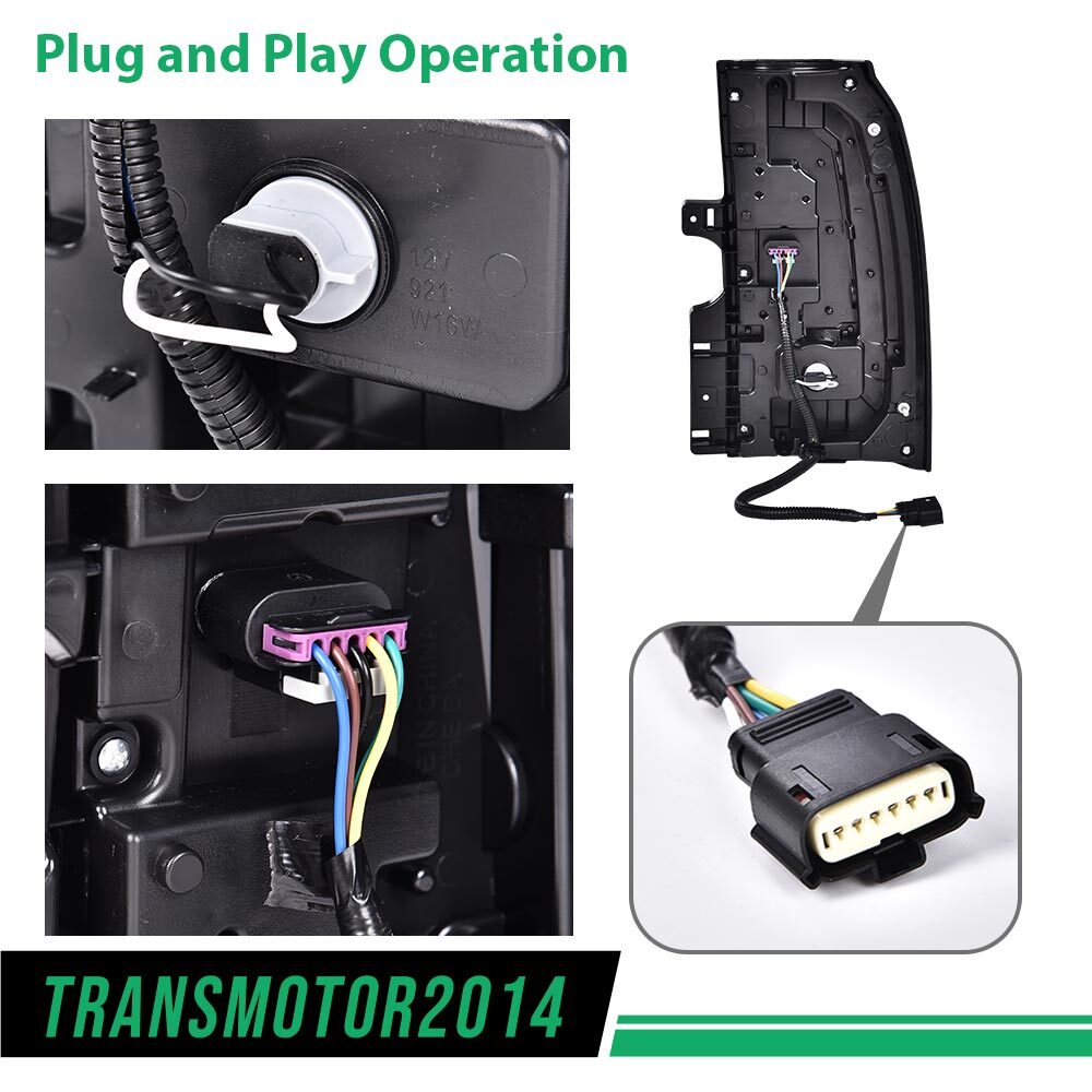 2X LED Tail Lights Brake Lamps LH & RH Side Fit For 2015-2020 GMC Yukon/Yukon XL