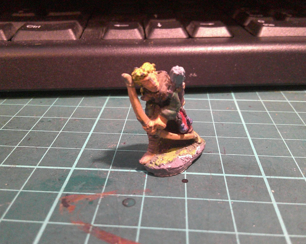 Wood Elf Archer Citadel 1984 solid base WHFB