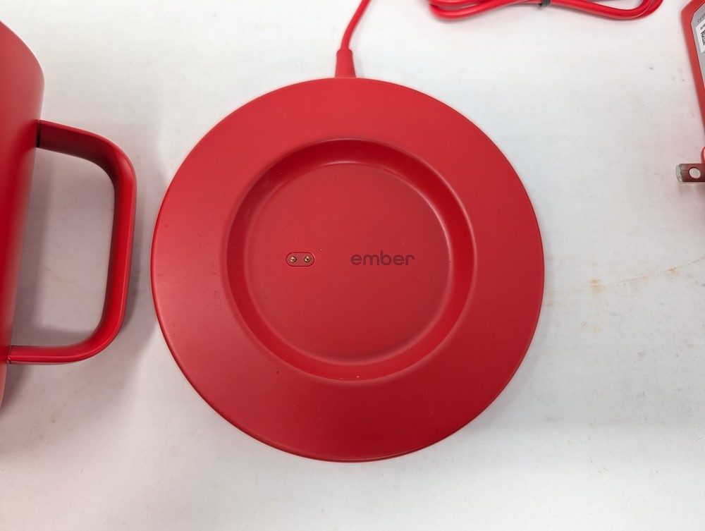 Ember Smart Temperature Control Mug 10oz (295ml) Red with Charging Coaster
