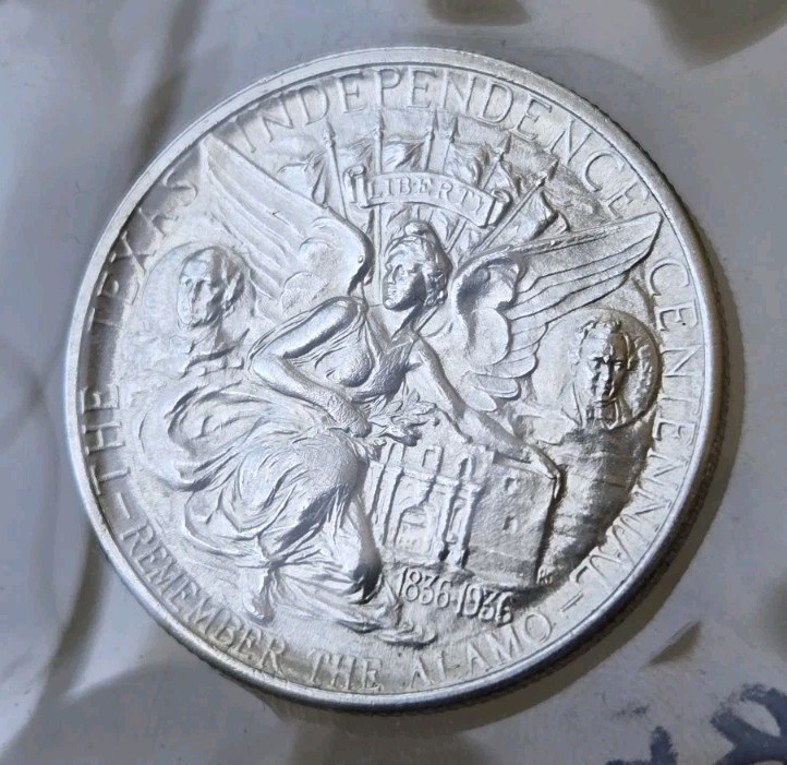 1934 Texas Commemorative Silver Half Dollar Choice UNC