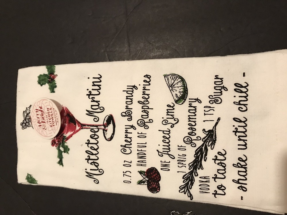 Merry & Bright Set Of 2 Kitchen Towels