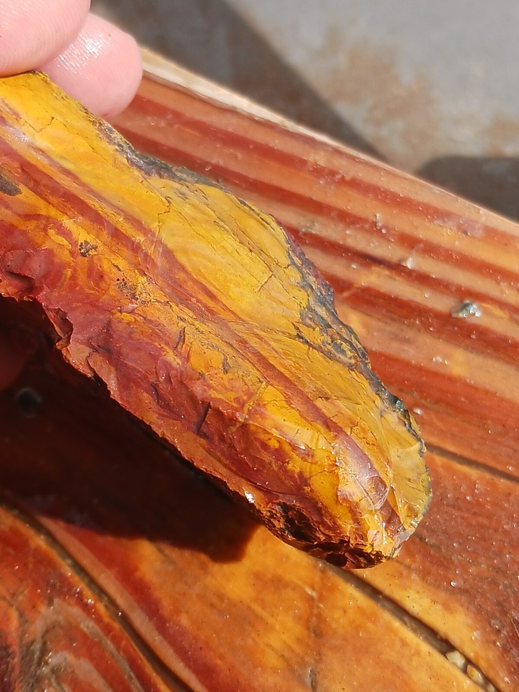 Jasper Slice Rough Specimen Tumble Cab Or Slab Collect Display