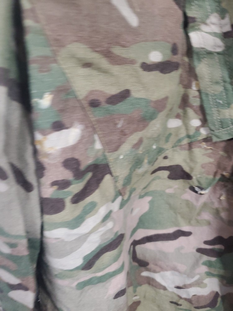 Large Long Need Clean US ARMY ISSUE MULTICAM - FLAME RESISTANT jacket top