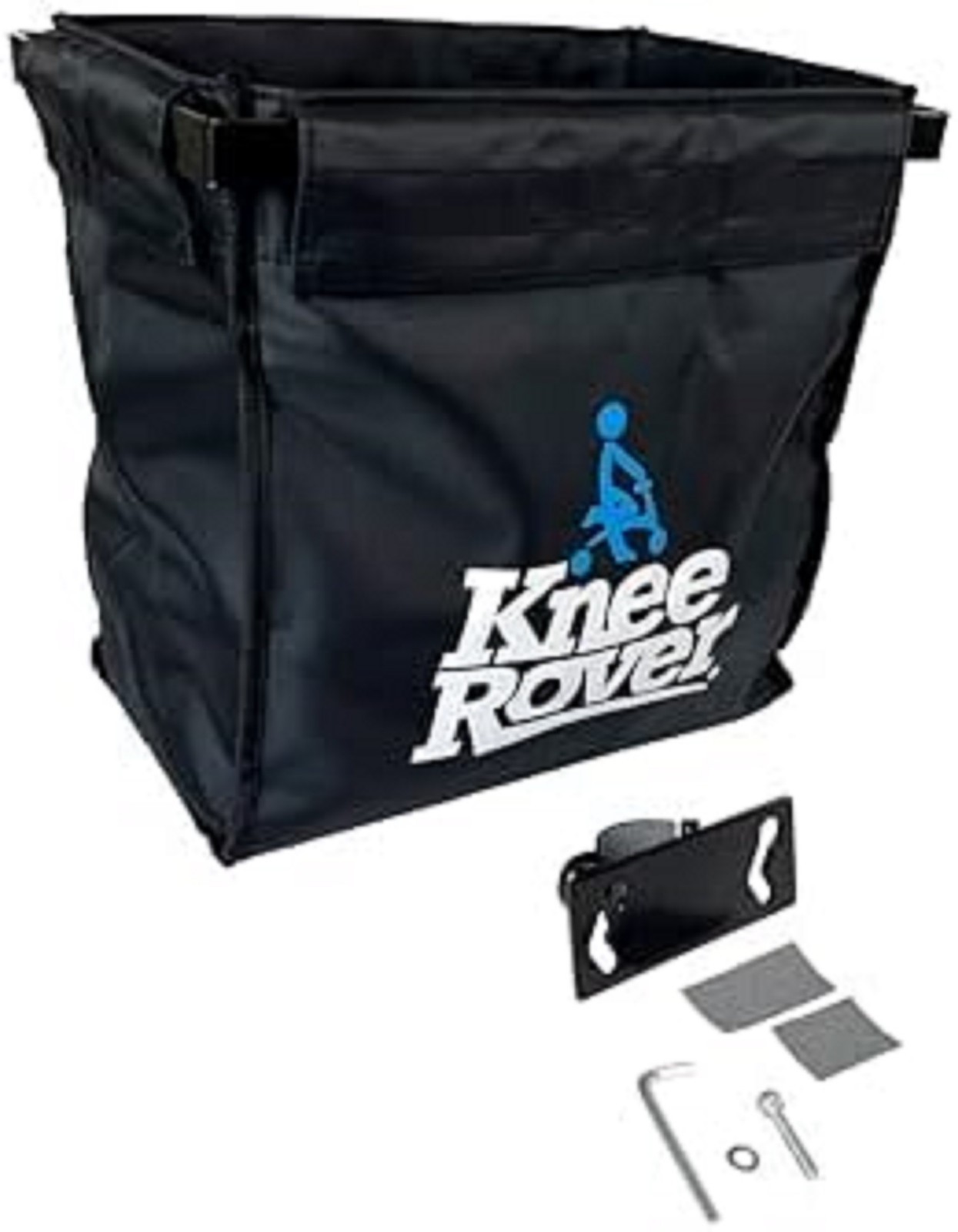 KneeRover Deluxe Knee Scooter Basket Accessory with Large Capacity - Knee Rover