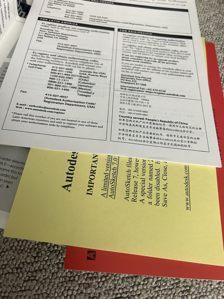 Autosketch Release 7 READ DESCRIPTION