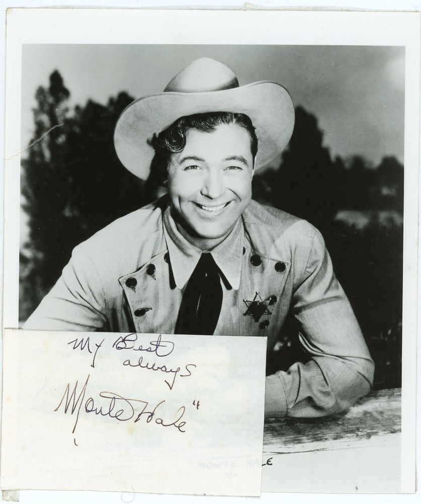 Tyrone Power Hand Signed Index Card + Photograph