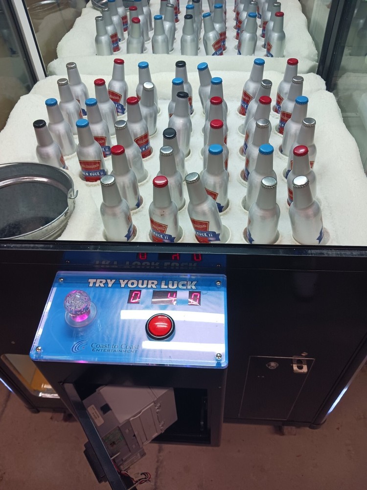 PRIZE BEER CRANE MACHINE PLUSH