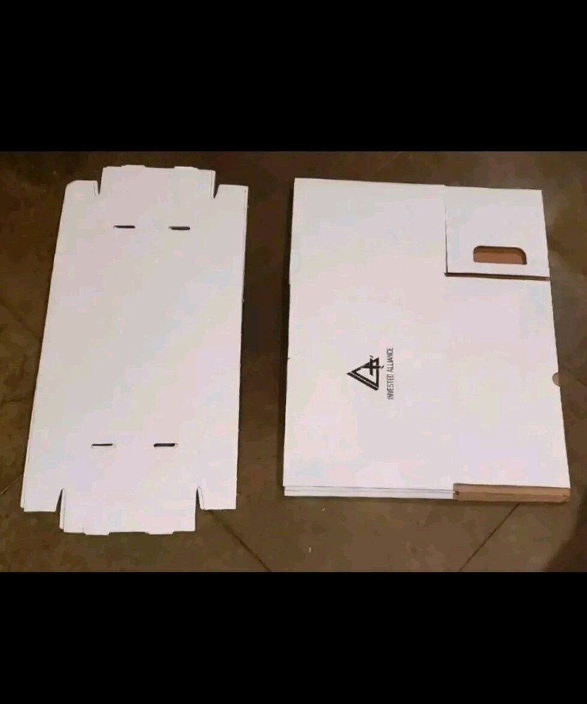 Comic Book Storage Boxes 3-Pack Easy Assembly Sturdy W/ Handles, 200 Lb Strength