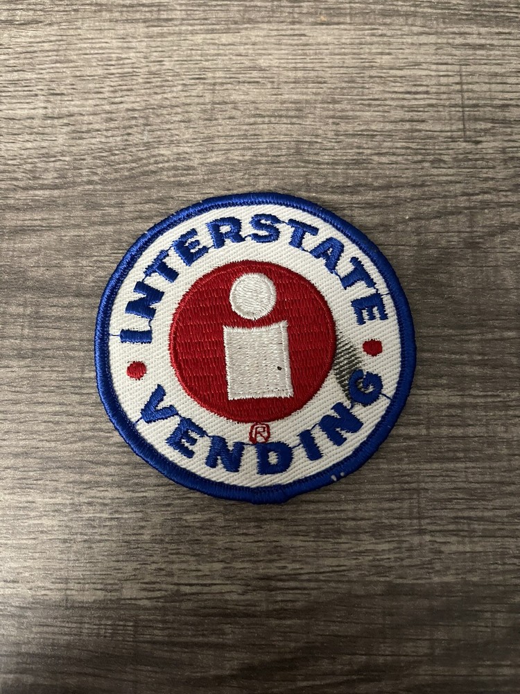 Vtg Interstate Vending Company Logo Patch Bsp024